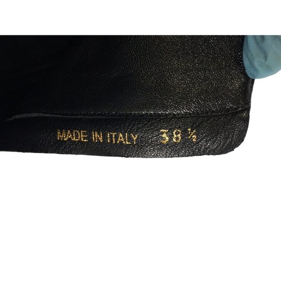 Prada Black Suede Ankle Boots Side Zip - Size 38.5 - Picture 4 of 10